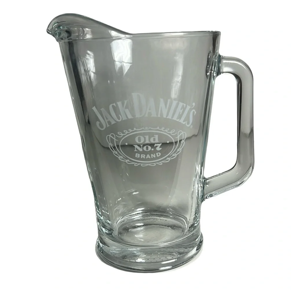 Jack Daniel’s Old No.7 Etched Glass Pitcher